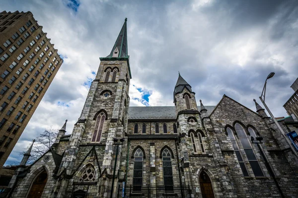 Pine Street Presbyterian Church, in het centrum van Harrisburg, Pennsyl — Stockfoto