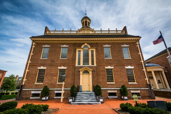 La Antigua Casa de Estado en Dover, Delaware . — Foto de Stock