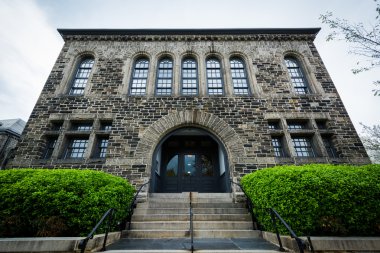 Eski taş Bolton Hill'de, Baltimore, Maryland bina.