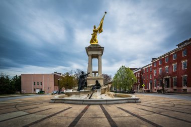 Francis Scott Key anıt Bolton Hill, Baltimore, Maryla