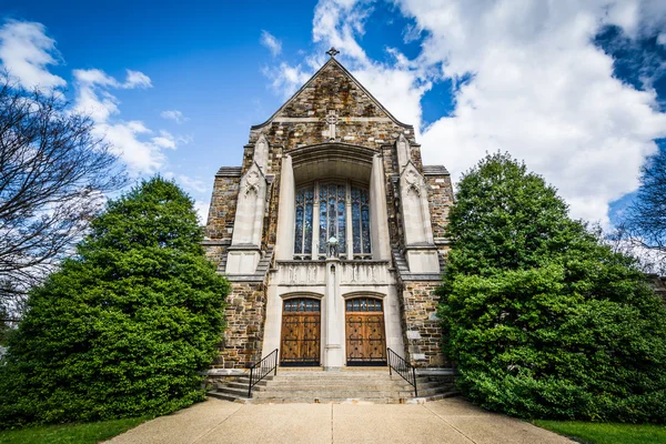 Eerste Engels Lutherse kerk, in Guilford, Baltimore (Maryland). — Stockfoto
