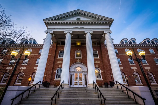 Coblentz Hall, no Hood College, em Frederick, Maryland . — Fotografia de Stock