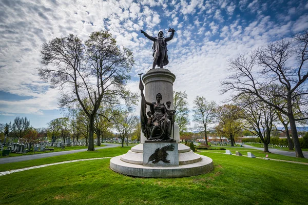 The Francis Scott Key Burial Site at Mount Olivet Cemetery in Fr. — стоковое фото