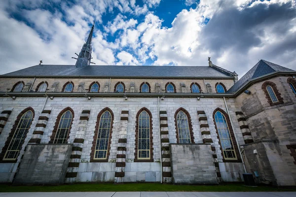 Kyrkan av den obefläckade avlelsen, i Towson, Maryland. — Stockfoto