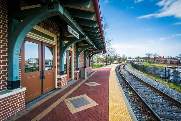 Järnvägsstationen i Frederick, Maryland. — Stockfoto