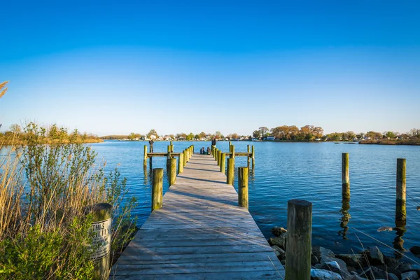 İskele Merritt noktası Park, Dundalk, Maryland. — Stok fotoğraf