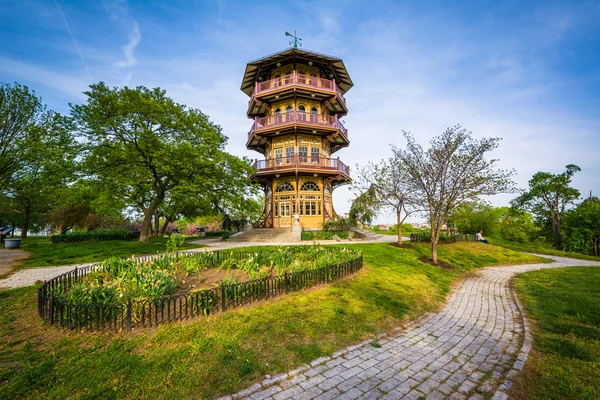 パターソン公園、メリーランド州ボルチモアでパゴダ. — ストック写真