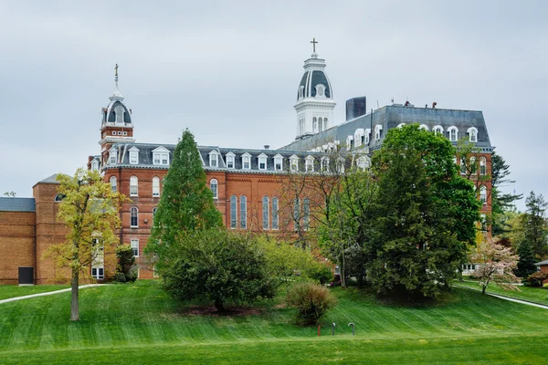 Blick auf Gebäude an der Notre Dame der maryland universität, in balti — Stockfoto