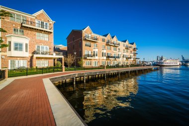 Waterfront apartmanlar Kanton'da, Baltimore, Maryland.