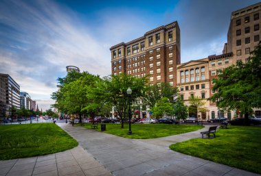 Yürüyüş yolları ve Binalar Mcpherson Meydanı, Washington, Dc. 