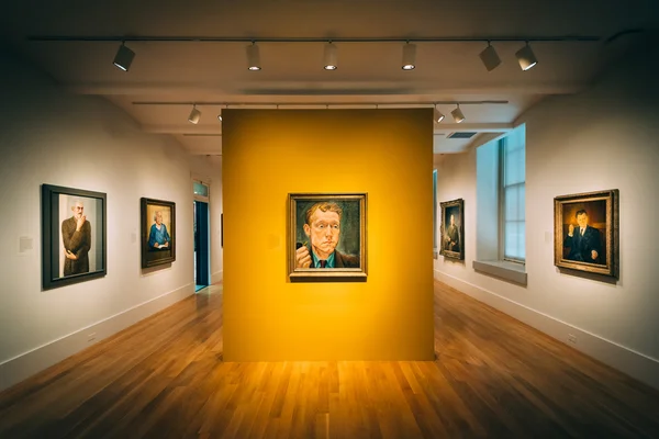 Kamer in de National Portrait Gallery in het Smithsonian America — Stockfoto