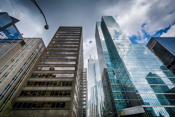 Moderna byggnader i Financial District, i Toronto, Ontario. — Stockfoto