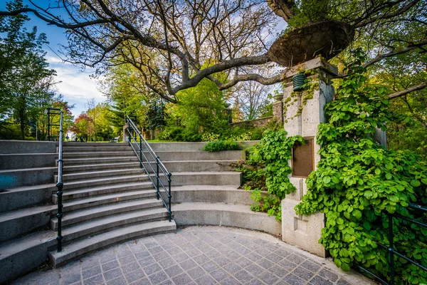 The Baldwin Steps a Spadina Park, nel centro di Toronto, Ontario . — Foto Stock