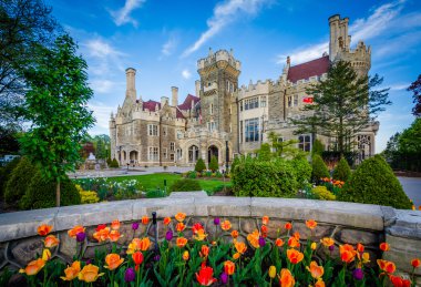 Lale ve Casa Loma Midtown Toronto, Ontario.
