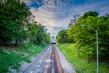 Midtown, Toronto, Ontario metro parça görünümünü.