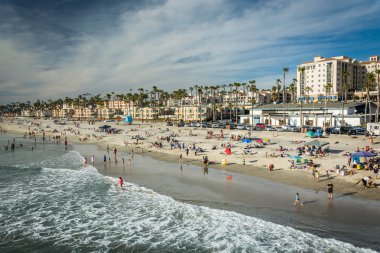 Görünüm Beach Oceanside, California.
