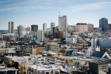 Görüntülemek öncü Parkı'ndan telgraf Hill, San Francisco, Cal