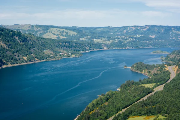 View of the Columbia River from Mitchell Point, Columbia River G — Stock Photo, Image