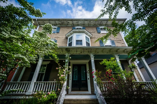 Hermosa casa antigua en College Hill, Providence, Rhode Island . — Foto de Stock