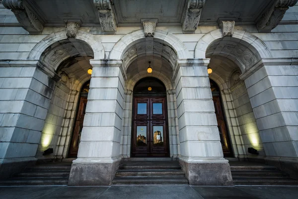 O exterior da Rhode Island State House, em Providence, Rho — Fotografia de Stock