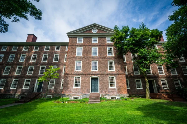 Hall van de Universiteit, op de campus van Brown University, in Providenc — Stockfoto