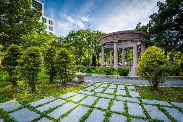 Världen kriger Ii Memorial i Providence, Rhode Island. — Stockfoto