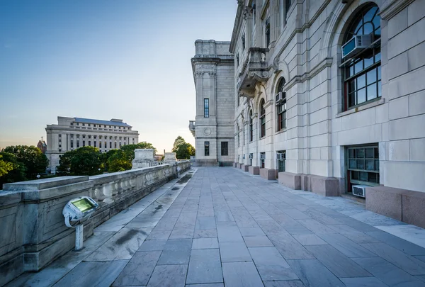 Exteriér domu státu Rhode Island, v Providence, Rhode jsem — Stock fotografie