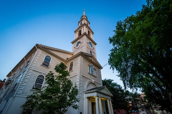 Первая баптистская церковь в Америке, в Провиденсе, Род-Айленд — стоковое фото