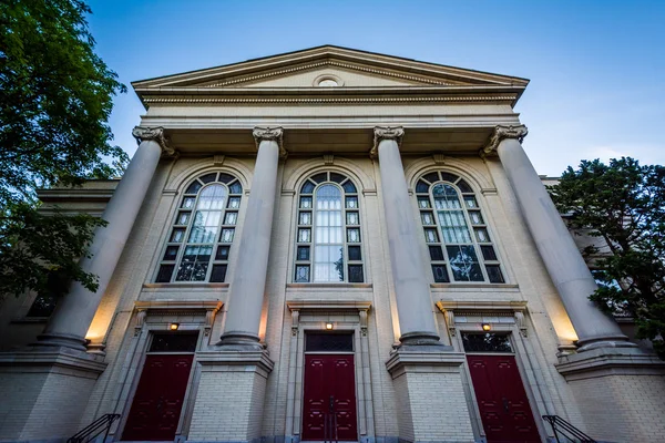 La Primera Iglesia de Cristo Científico, en College Hill, Providenc — Foto de Stock