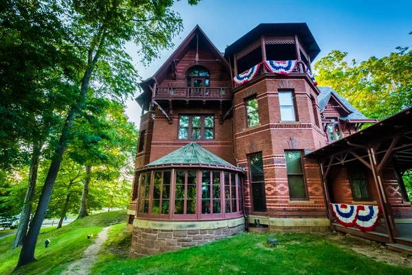 The Mark Twain House, en Hartford, Connecticut . — Foto de Stock