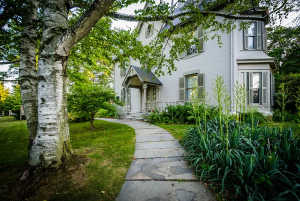 A Harriet Beecher Stowe House, em Hartford, Connecticut . — Fotografia de Stock