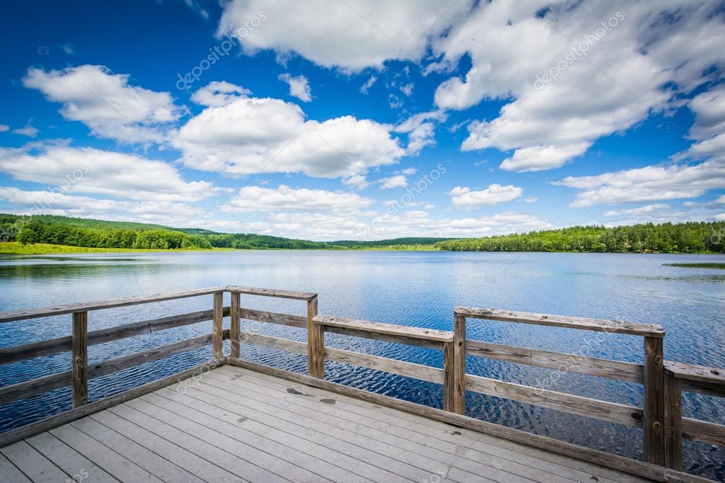 Dock on the Turtle Pond, in Concord, New Hampshire. Stock Photo by ©appalachianview 115777356