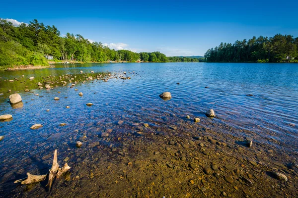 Silver Lake, w Tilton, New Hampshire. — Zdjęcie stockowe
