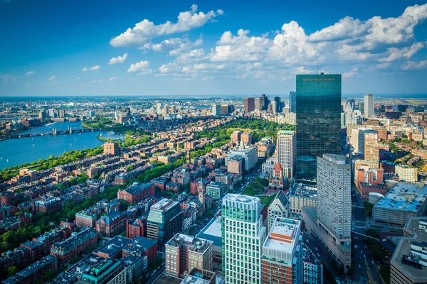 View of modern buildings in Back Bay, in Boston, Massachusetts. — Stock Photo, Image