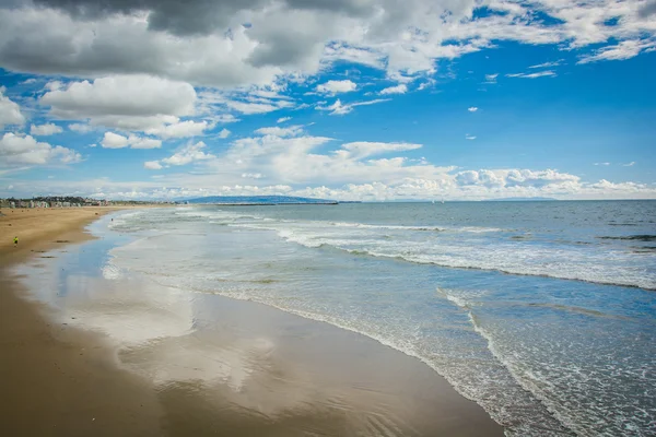 View of the beach in Venice Beach, Los Angeles, California. — Stock Photo, Image