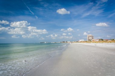 Meksika Körfezi ve St Pete Beach, Florida plaj.