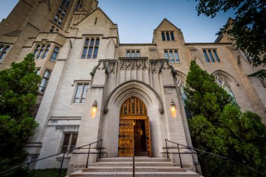 Tarihi New Haven'daki Yale Üniversitesi kampüsünde bina
