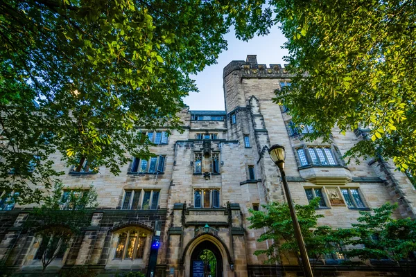 Calhoun College, op de campus van de Universiteit van Yale in New Haven, — Stockfoto