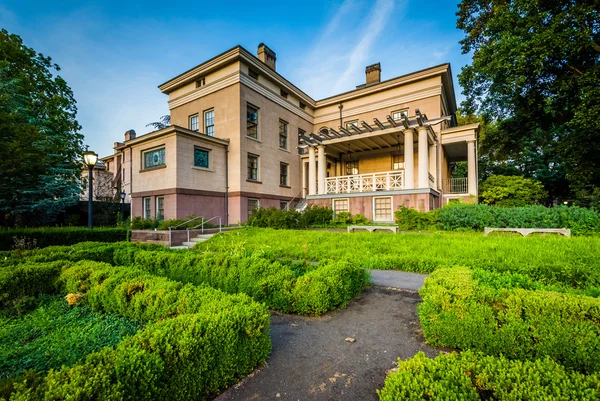 Casa no campus da Universidade de Yale, em New Haven, Connecticu — Fotografia de Stock