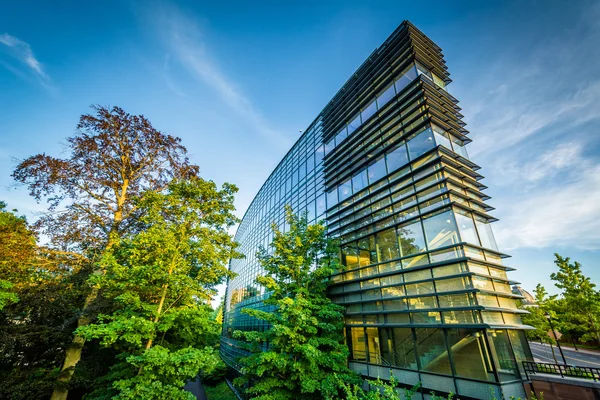 Edifício moderno no campus da Universidade de Yale, em New Haven , — Fotografia de Stock