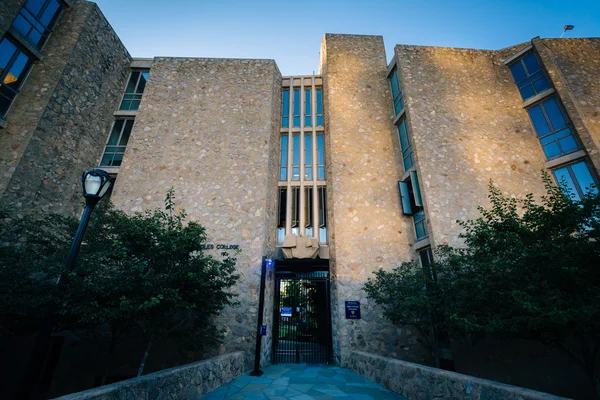 The Ezra Stiles College Building, at Yale University, in New Hav