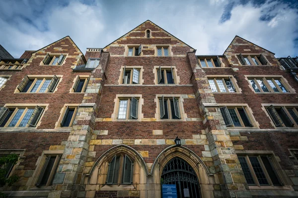 The Jonathan Edwards College Building, at Yale University, in Ne — Stock Photo, Image