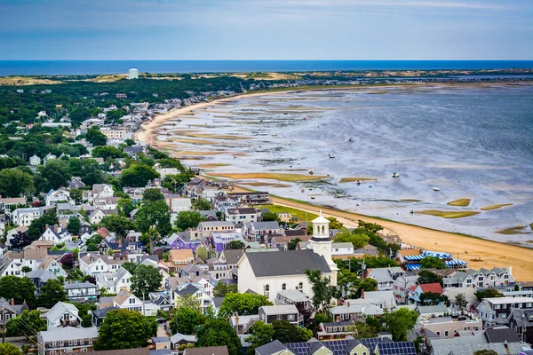 View of Provincetown from the Pilgrim's Monument, in Provincetow — Stock Photo, Image