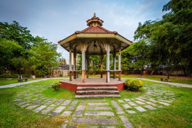 Intramuros, Manila, Filipinler Fort Santiago, çardak.