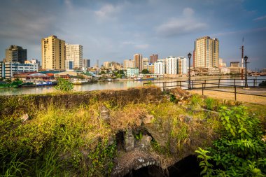 Fort Santiago ve Binalar Pasay Nehri, ben boyunca Kalesi'nde