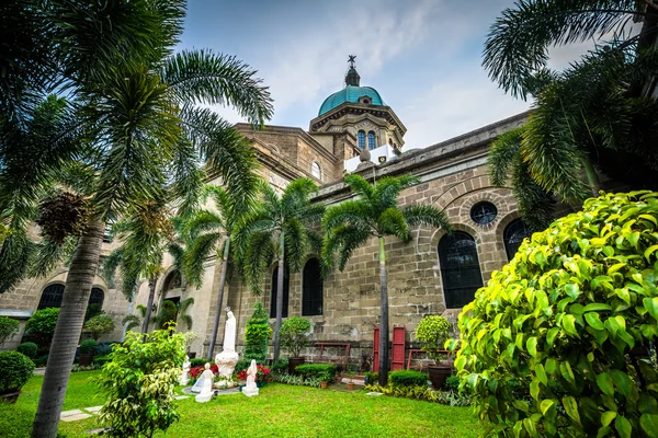 Die Kathedrale von Manila, in Intramuros, Manila, den Philippinen. — Stockfoto