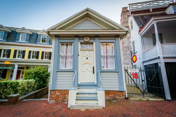 Edifici storici lungo State Circle, nel centro di Annapolis, Ma — Foto Stock