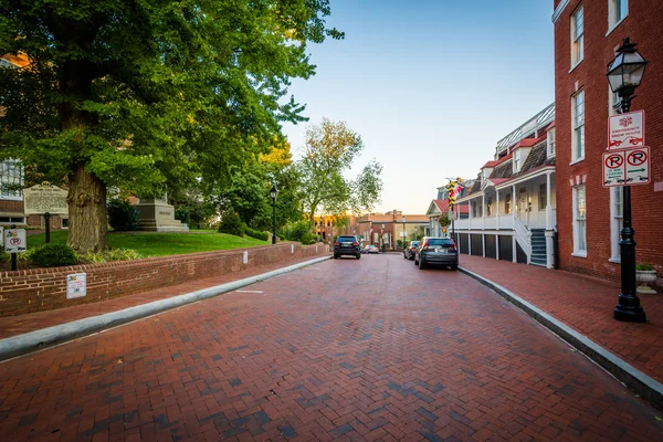 State Circle, au centre-ville d'Annapolis, Maryland . — Photo