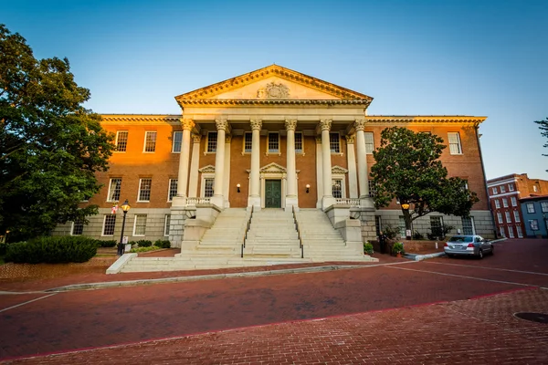The Maryland State House dans le centre-ville d'Annapolis, Maryland . — Photo