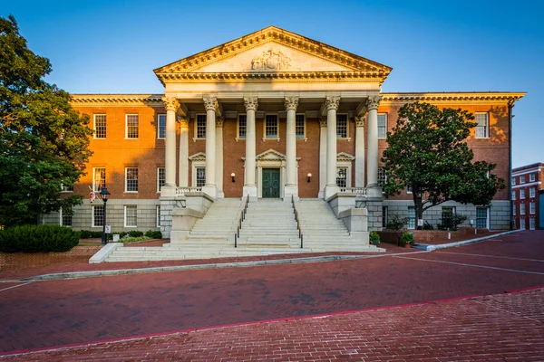 A Maryland State House, Annapolis, Maryland belvárosában. — Stock Fotó